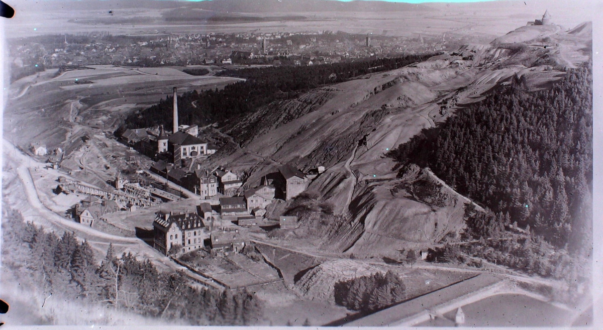 Altbergbau 3D: Der Rammelsberg. Historische Aufnahme um 1910.